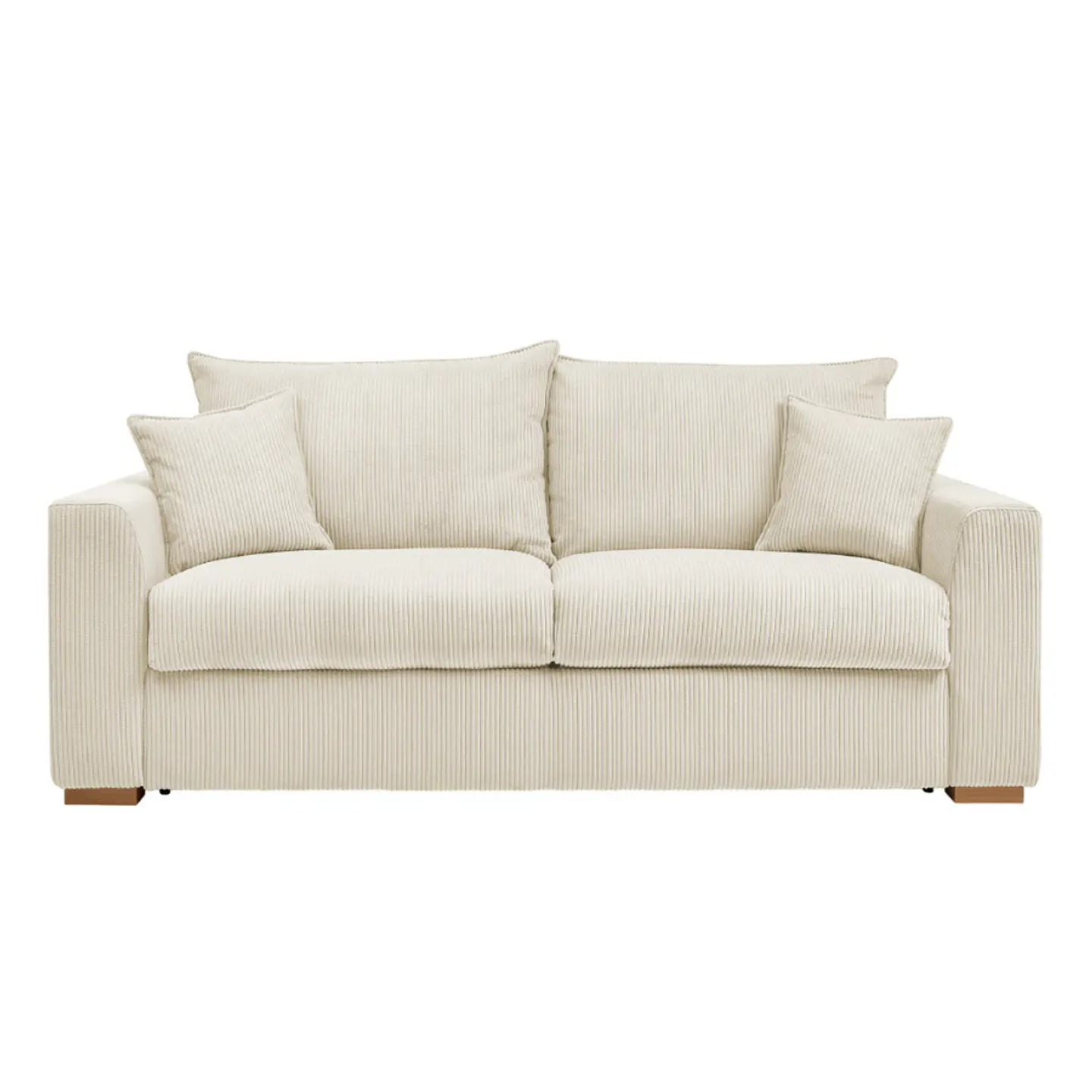 Sofá Lineal De 3C Modelo Marcella Tapiz Cotele Moderno y Premium 1