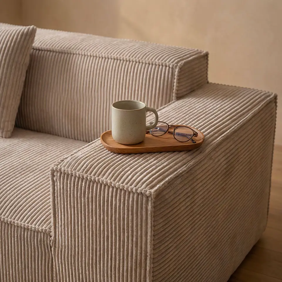 Seccional Modular De 3C Modelo Paris - Tapiz Cotele - Tecnologia Pocket 6