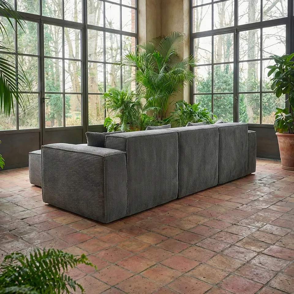 Seccional Modular De 3C Modelo Paris - Tapiz Cotele - Tecnologia Pocket 21