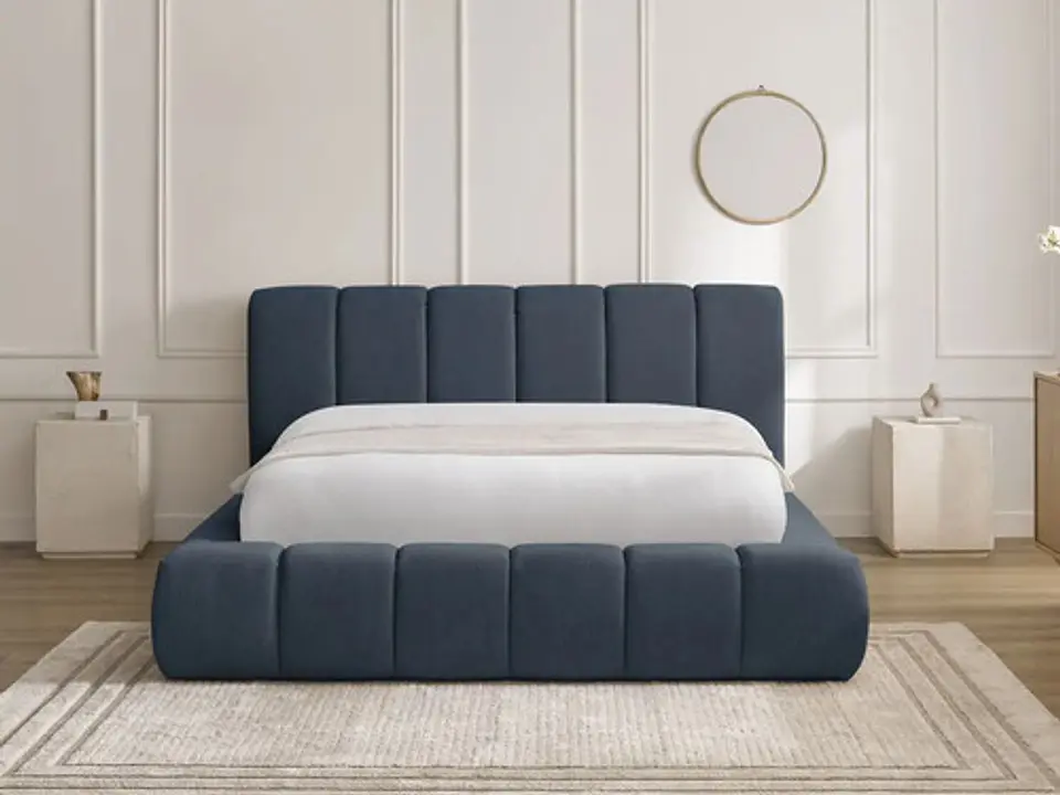 Cama Moderna De 2 Plazas Modelo Panell Biancora 1