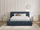 Cama Moderna De 2 Plazas Modelo Panell Biancora - Miniatura 2