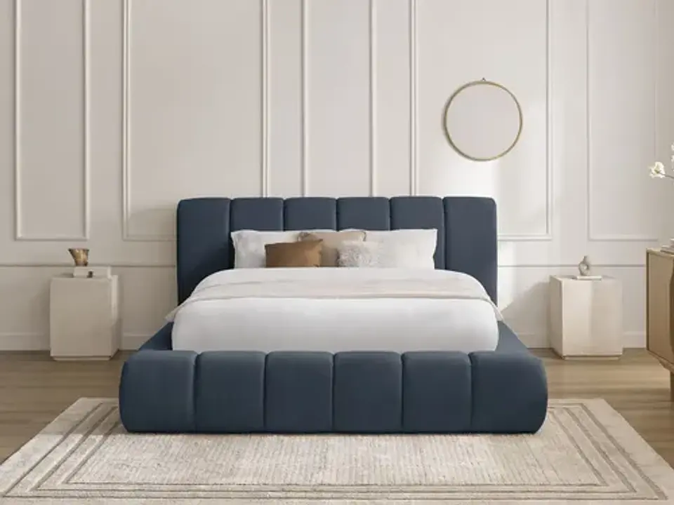 Cama Moderna De 2 Plazas Modelo Panell Biancora 2