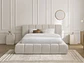 Cama Moderna De 2 Plazas Modelo Panell Biancora - Miniatura 6