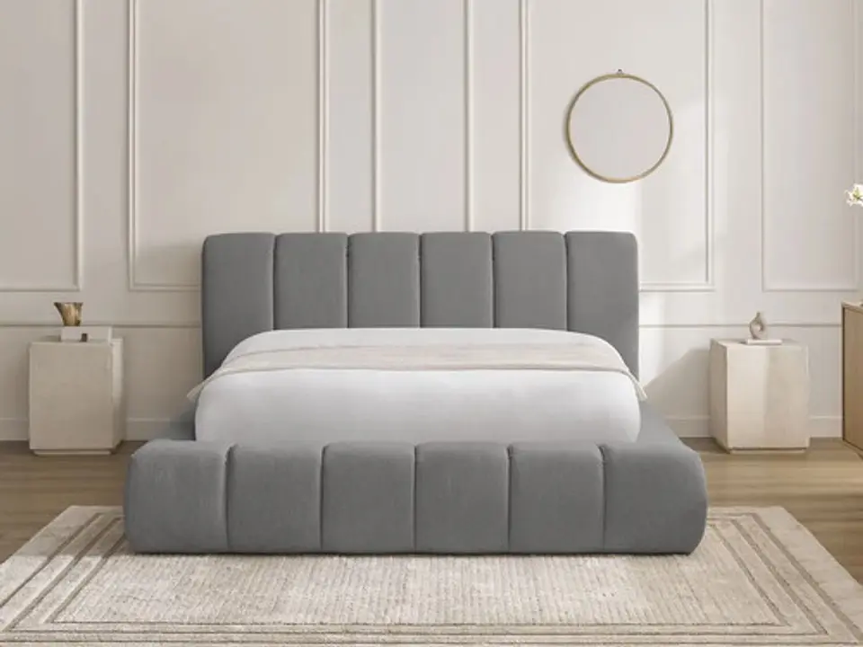 Cama Moderna De 2 Plazas Modelo Panell Biancora 12