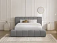 Cama Moderna De 2 Plazas Modelo Panell Biancora - Miniatura 13