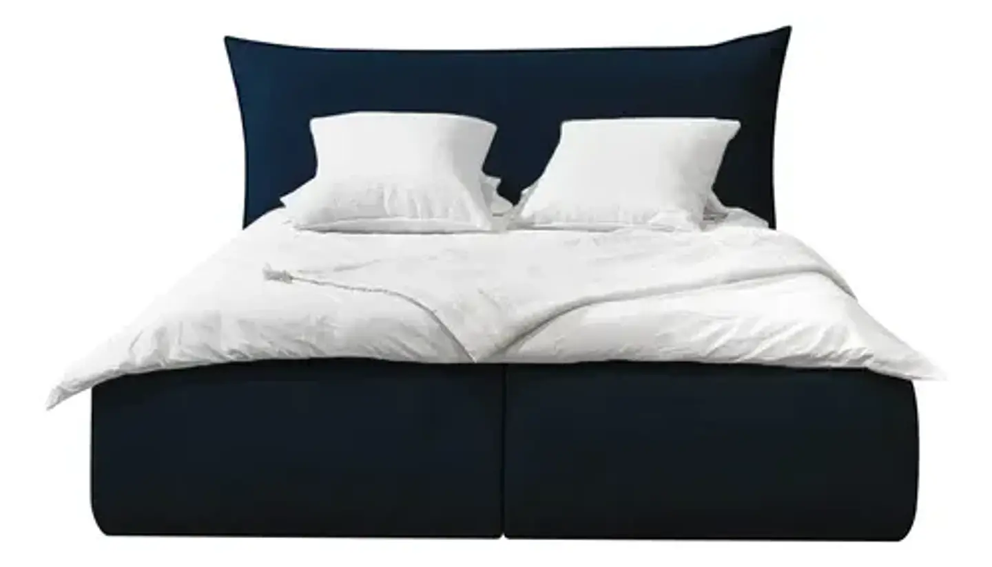Cama Europea 2 Plazas Modelo Nubes - Biancora 8