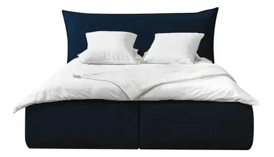 Cama Europea 2 Plazas Modelo Nubes - Biancora 8