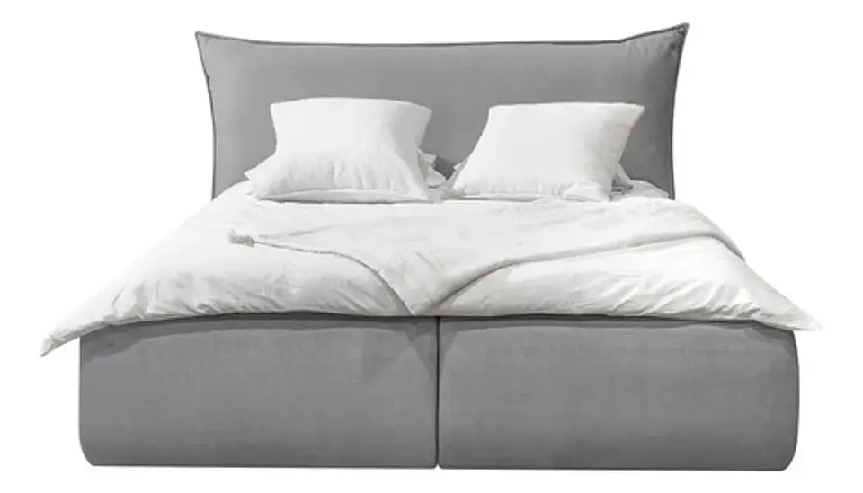Cama Europea 2 Plazas Modelo Nubes - Biancora 11