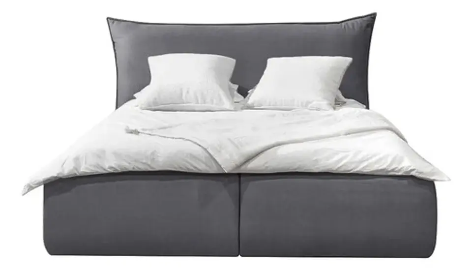 Cama Europea 2 Plazas Modelo Nubes - Biancora 14