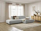 Sofa Seccional Chaise Moderno Premium - Biancora Gris - Miniatura 1