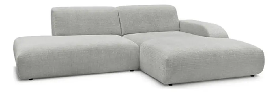 Sofa Seccional Chaise Moderno Premium - Biancora Gris 2