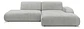 Sofa Seccional Chaise Moderno Premium - Biancora Gris - Miniatura 3