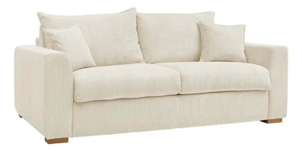 Sofa Lineal De 3c Premium Tapiz Cotele - Biancora 2