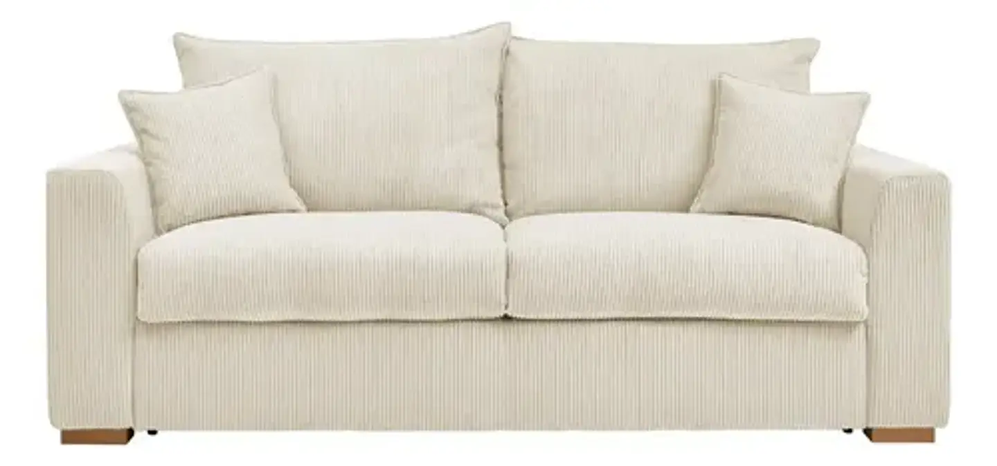 Sofa Lineal De 3c Premium Tapiz Cotele - Biancora 3