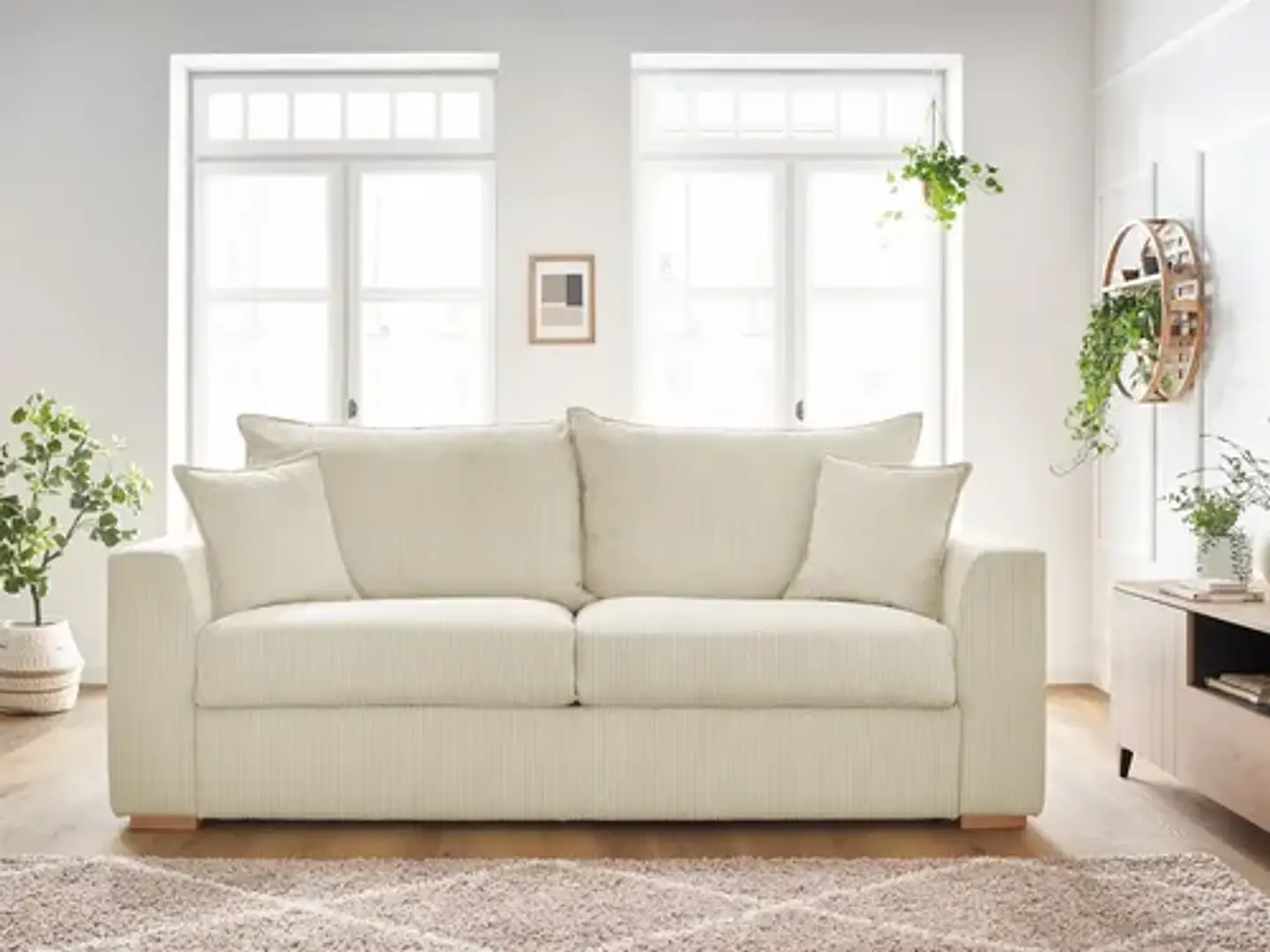 Sofa Lineal De 3c Premium Tapiz Cotele - Biancora 4