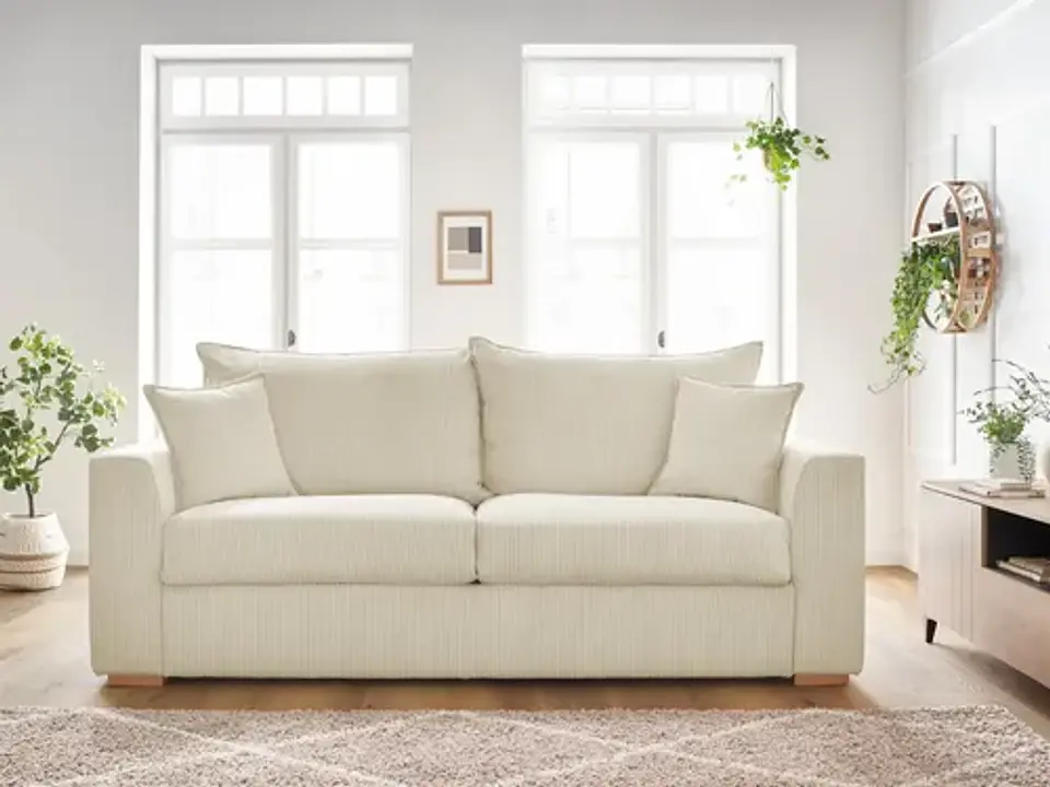 Sofa Lineal De 3c Premium Tapiz Cotele - Biancora 4