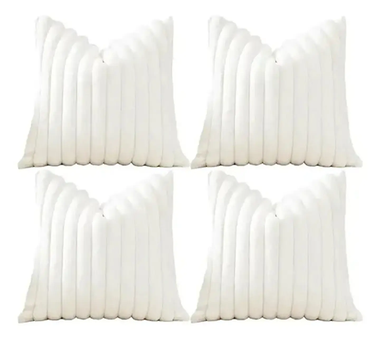 4 Pack De Cojín Biancora Super Suave Cuadrado 45x45 Cm 1