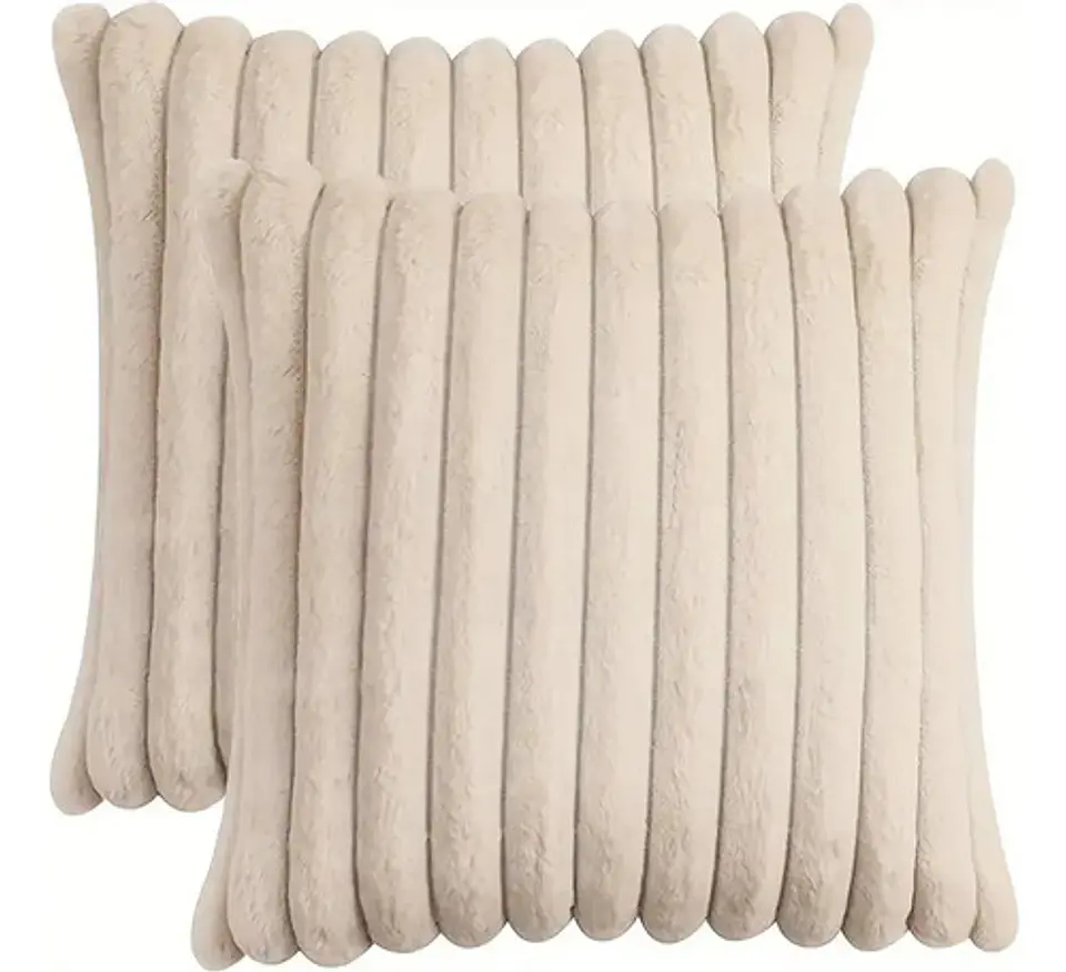 4 Pack De Cojín Biancora Super Suave Cuadrado 45x45 Cm 6