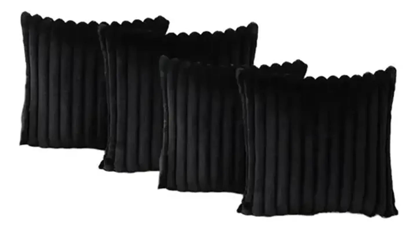 4 Pack De Cojín Biancora Super Suave Cuadrado 45x45 Cm 17