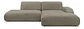 Sofa Seccional Chaise Moderno Premium - Biancora Beige - Miniatura 4