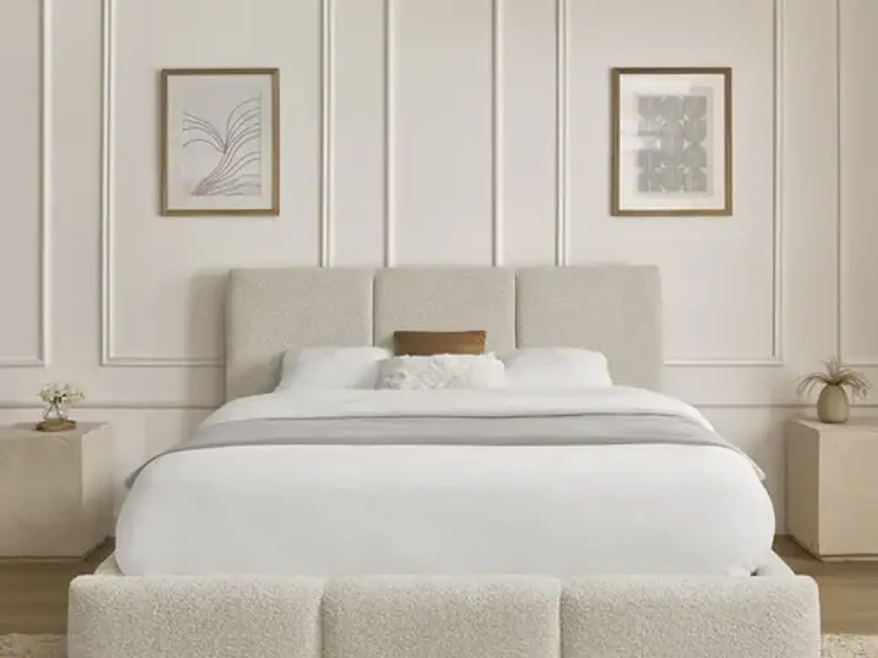 Cama Moderna De 2 Plazas Modelo  Panell -  Biancora 3