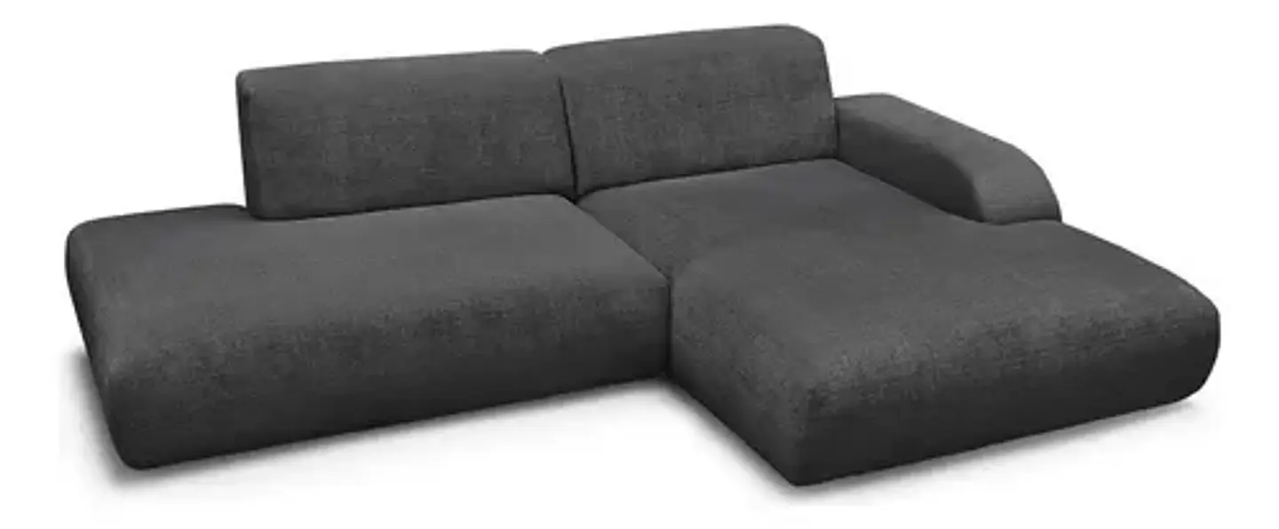 Sofa Seccional Chaise Moderno Premium - Biancora Negro 6