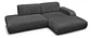 Sofa Seccional Chaise Moderno Premium - Biancora Negro - Miniatura 6