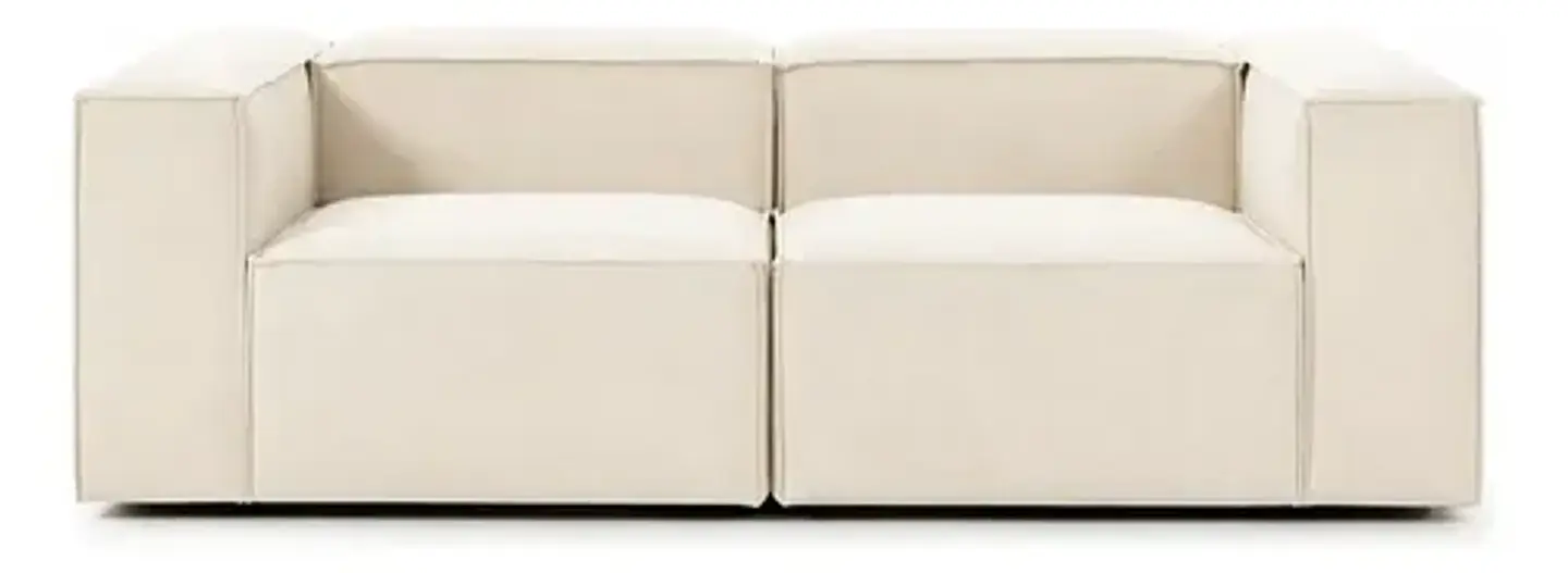 Sofa Bianca Lineal  De 3c Con Resorte Pocket En El Asiento 2