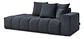Sofa Lineal Chaise De 3c Modelo Nubes - Biancora - Miniatura 2