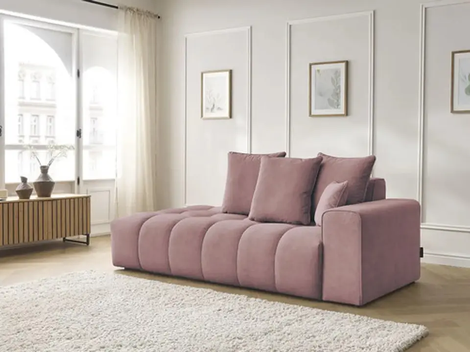 Sofa Lineal Chaise De 3c Modelo Nubes - Biancora 3