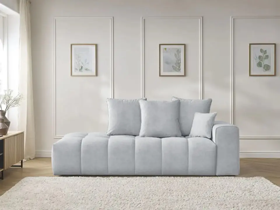 Sofa Lineal Chaise De 3c Modelo Nubes - Biancora 4