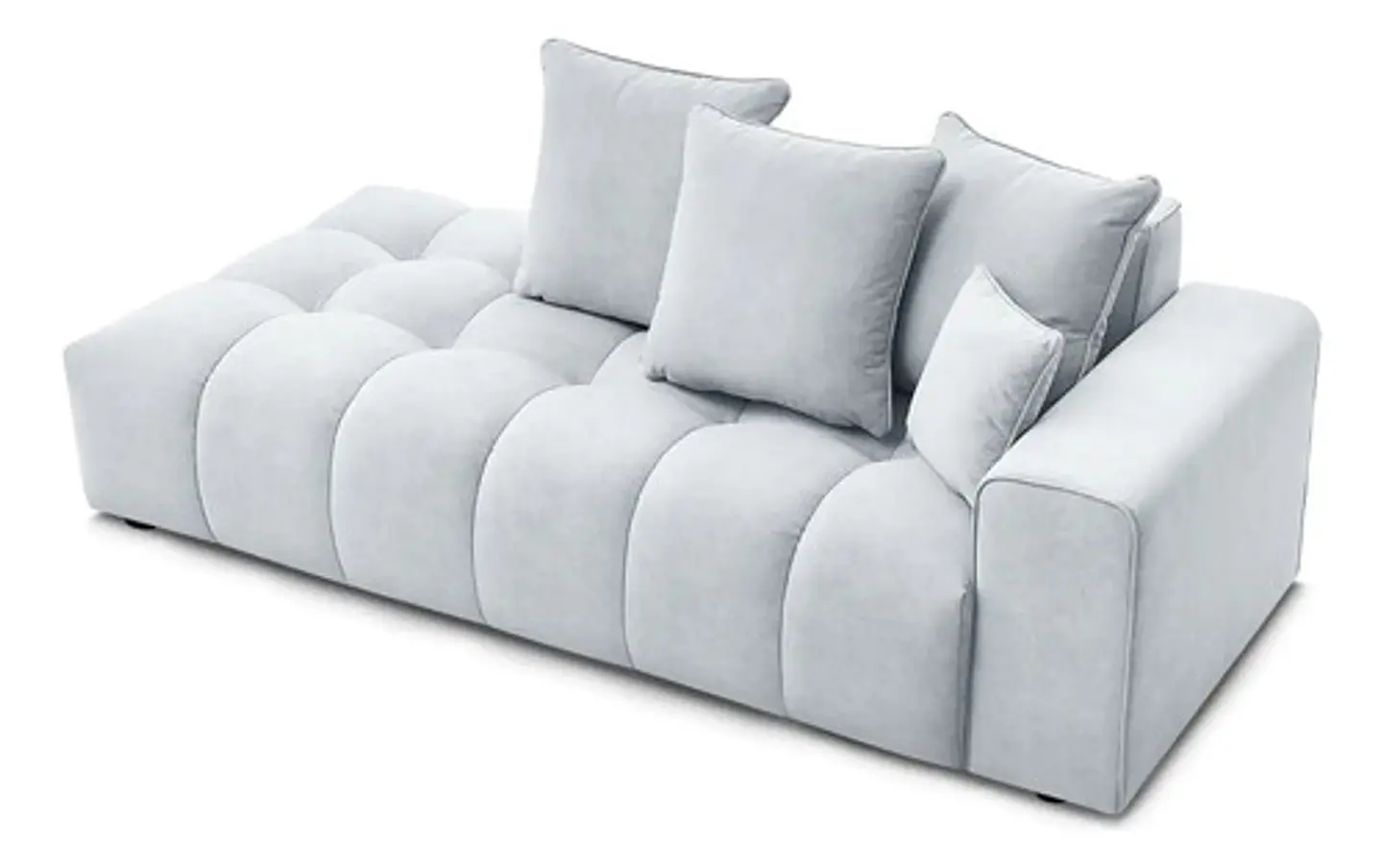 Sofa Lineal Chaise De 3c Modelo Nubes - Biancora 5