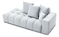 Sofa Lineal Chaise De 3c Modelo Nubes - Biancora - Miniatura 5