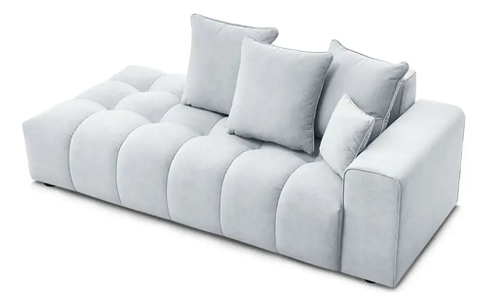 Sofa Lineal Chaise De 3c Modelo Nubes - Biancora 5