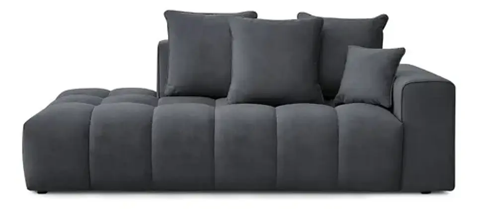 Sofa Lineal Chaise De 3c Modelo Nubes - Biancora 4