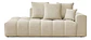 Sofa Lineal Chaise De 3c Modelo Nubes - Biancora - Miniatura 3