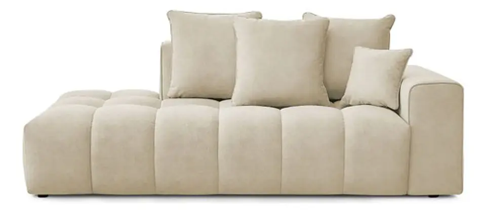 Sofa Lineal Chaise De 3c Modelo Nubes - Biancora 3