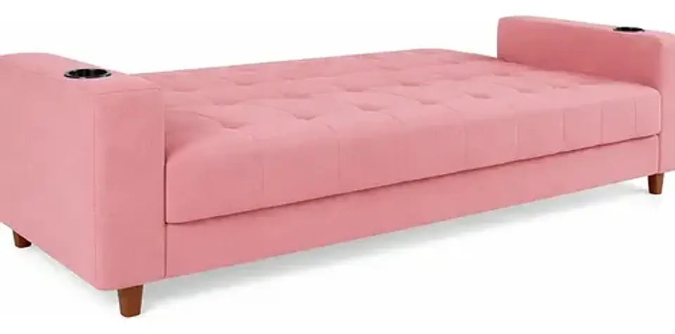 Futón Reclinable Biancora Lexy 3 Cuerpos Lino 3