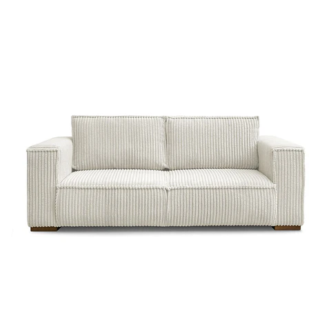 Sofa Lineal De 3C Premium Modelo Jose Con Resortes Pocket 