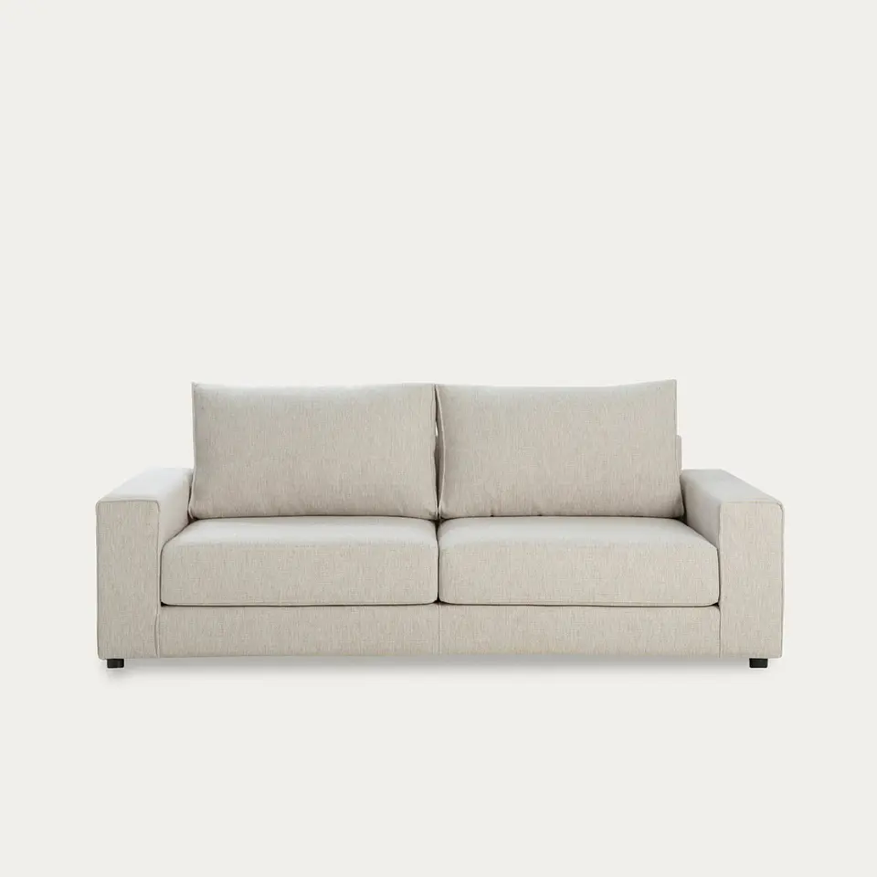 Sofa Lineal De 3C Modelo Suiza Con resortes Pocket  4