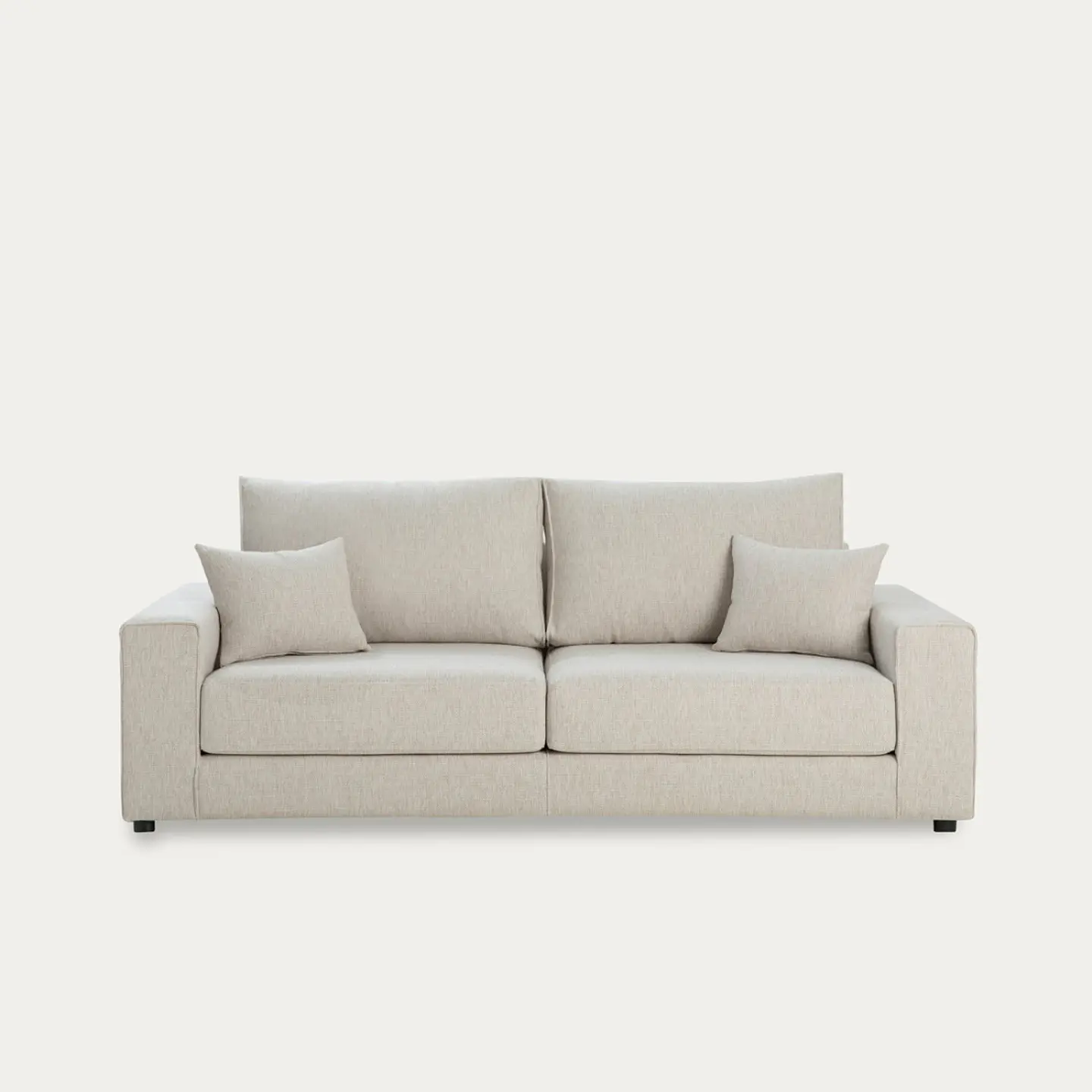 Sofa Lineal De 3C Modelo Suiza Con resortes Pocket  5