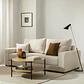 Sofa Lineal De 3C Modelo Suiza Con resortes Pocket  - Miniatura 3