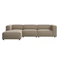 Sofa Seccional Modelo Alexa, Lino Beige 2.60 - Miniatura 1