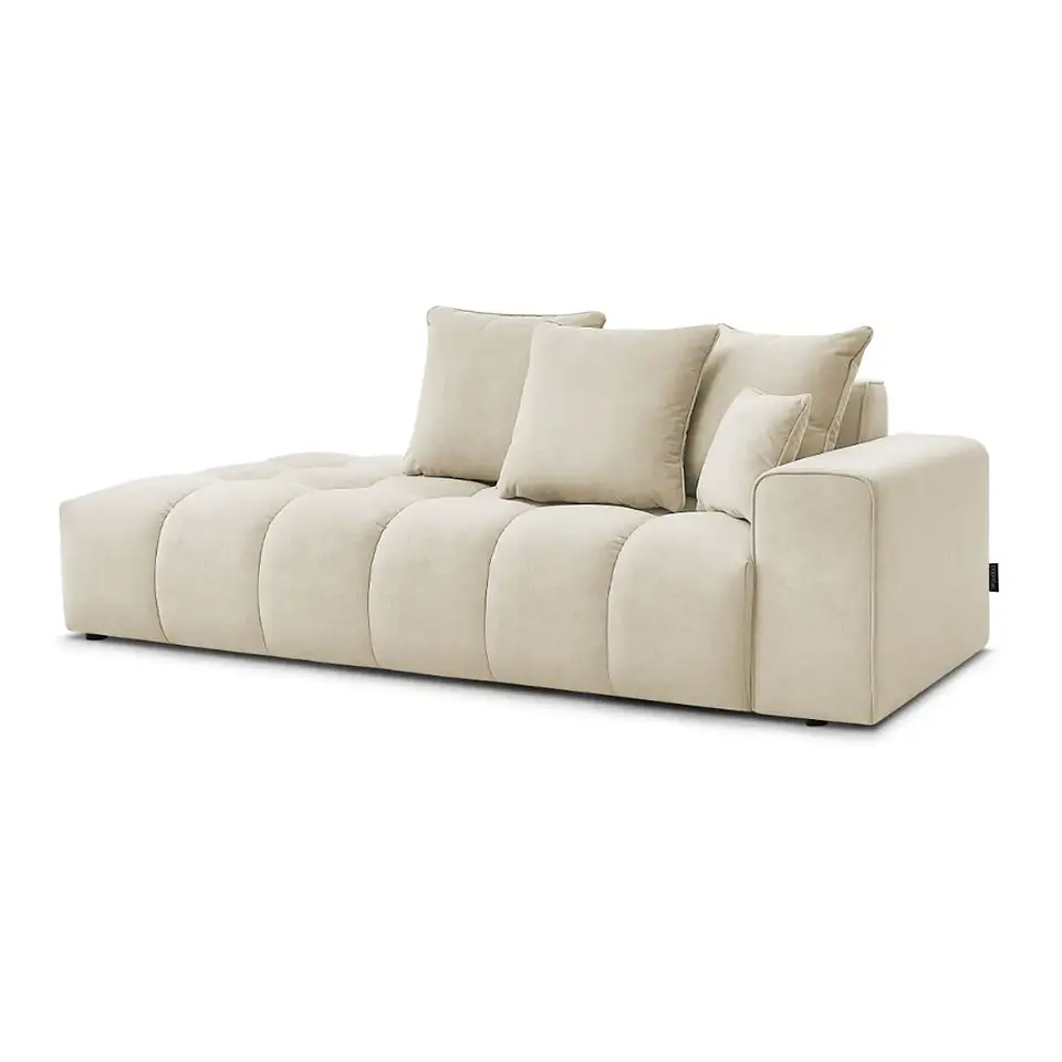 Sofá Lineal Chaise Nubes Premium - Negro 20