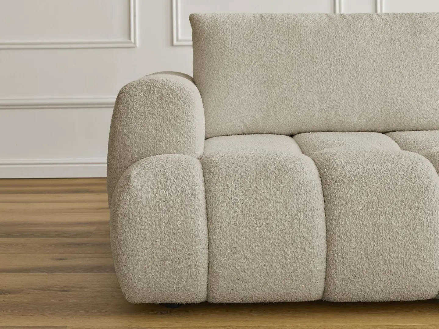 Sofa Lineal De 3C Modelo Cloud Premium 13