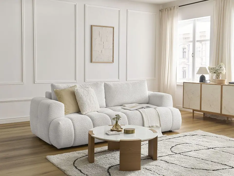 Sofa Lineal De 3C Modelo Cloud Premium 16