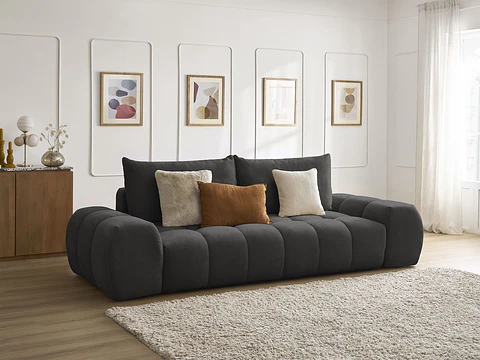Sofa Lineal De 3C Modelo Nubes Maule Premium