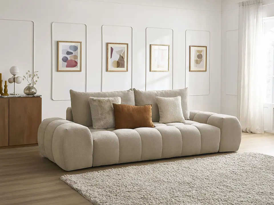 Sofa Lineal De 3C Modelo Nubes Maule Premium 7
