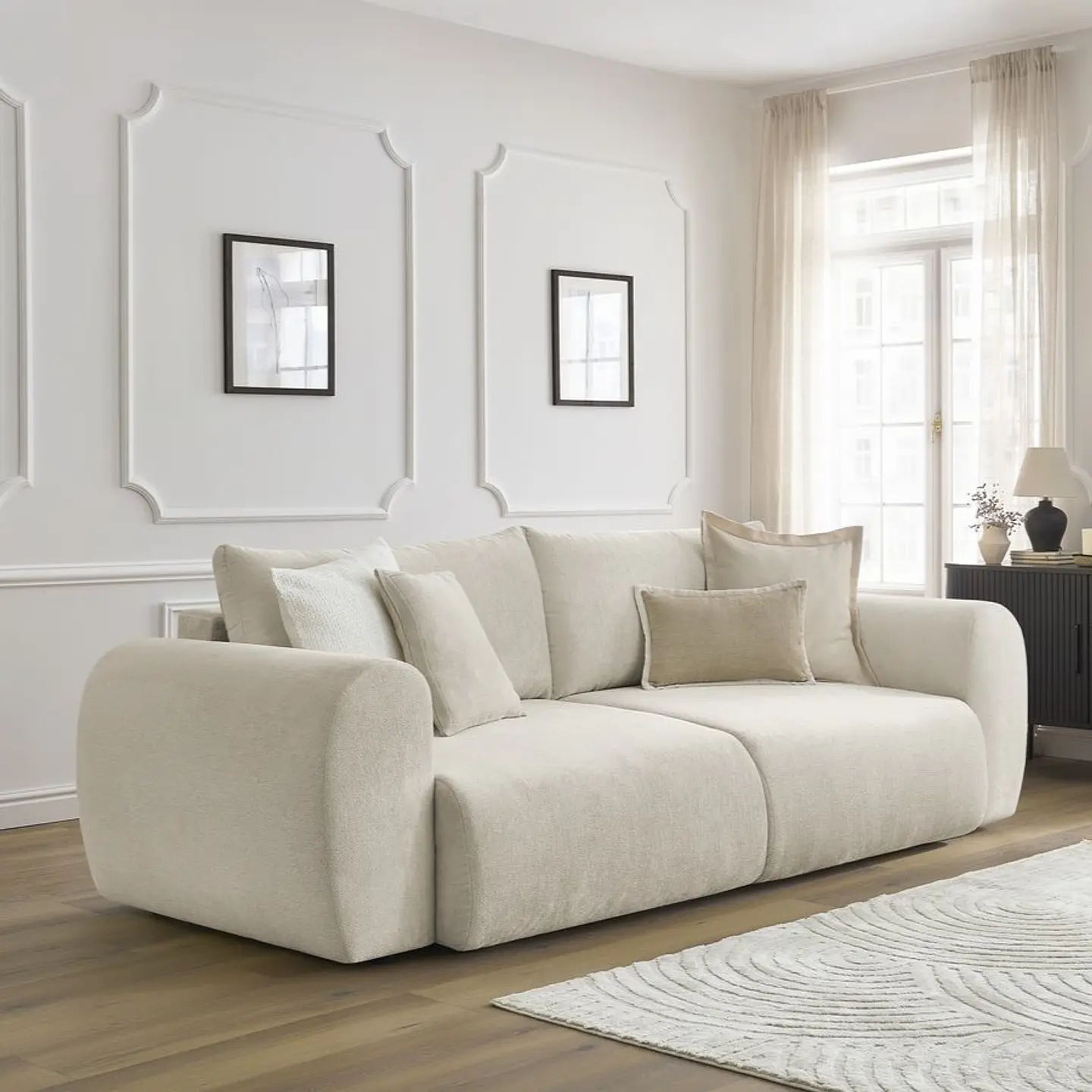 Sofa Lineal De 3C Modelo Coquimbo Premium 1