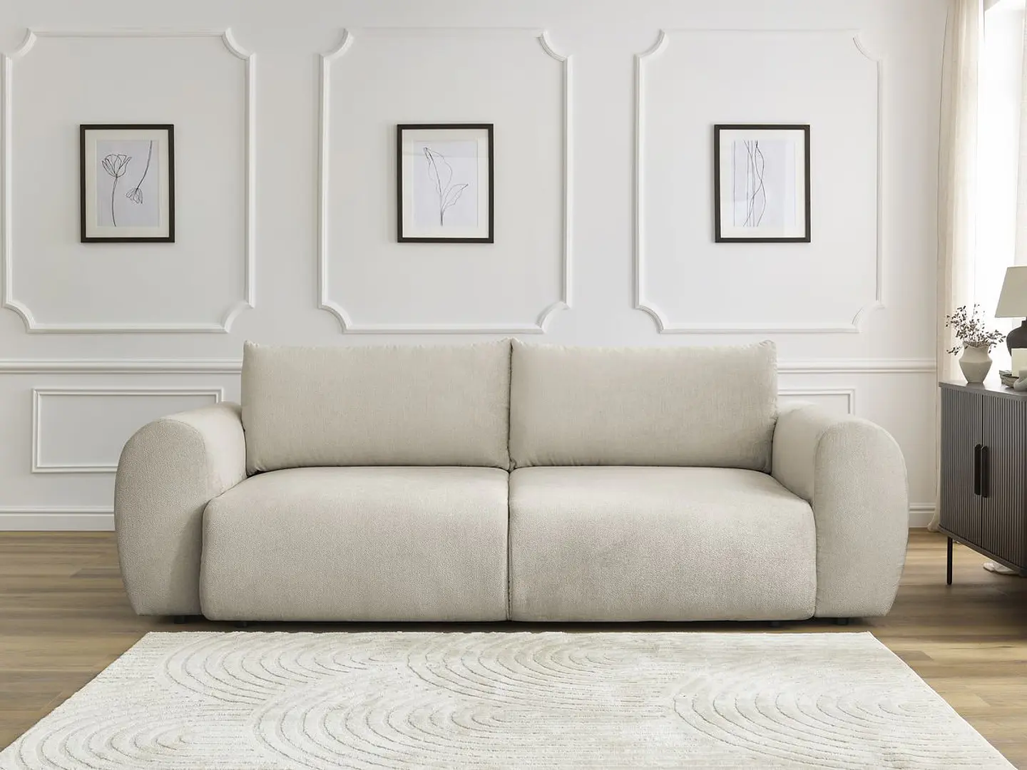 Sofa Lineal De 3C Modelo Coquimbo Premium 2